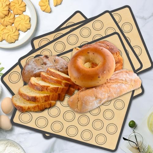 Silicone Baking Mats, Non StickReusable Bakeware Mat for KItchen