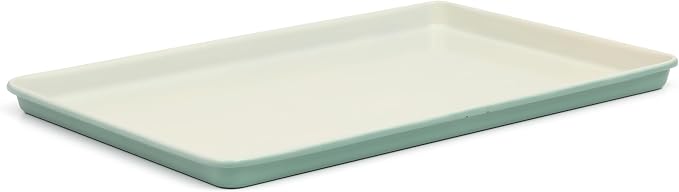 Martha Stewart Gallen 17 x 11 Inch Nonstick Carbon Steel Cookie Sheet – Teal by MarthaStewart