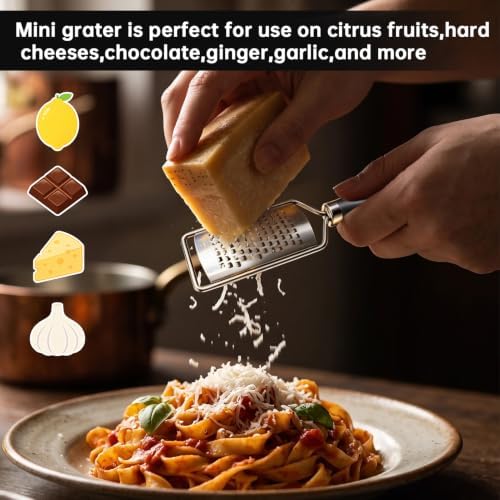 Lemon Zester, Mini Cheese Grater, Small Citrus Zester for