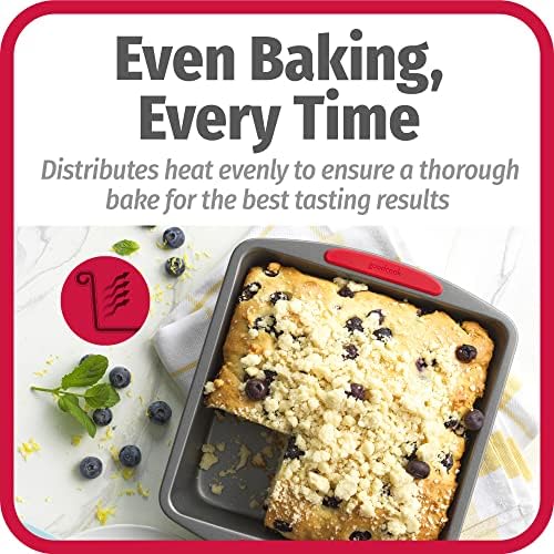 GoodCook MegaGrip Baking Pan with Silicone Grip Handles Square