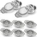 8 Pack Stainless Steel Tea Drain Strainer, Tea Filter Mesh, Teas Drip
