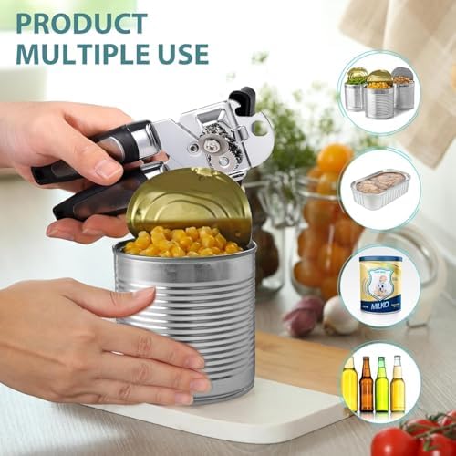 Multifunctional Stainless Steel Manual Can Opener and Bottle Opener