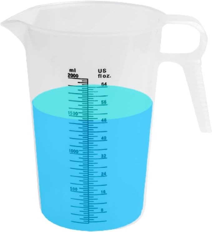 ACCUPOUR 64oz Measuring Pitcher, Pool and Lawn by Accupour