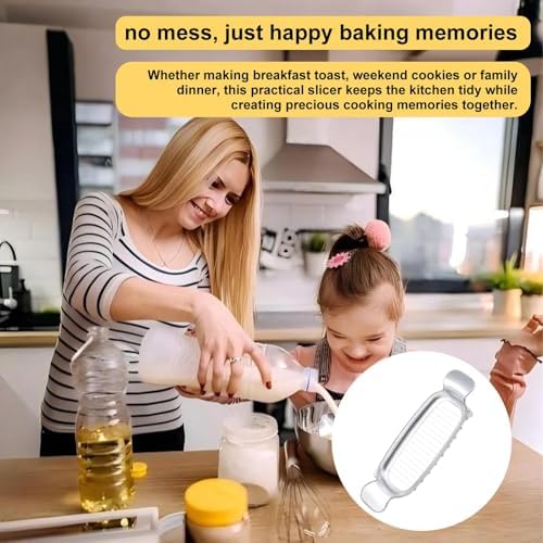 Butter Slicer Cutter & Cheese Cutter–Multi-Use Kitchen Tool for Evenly