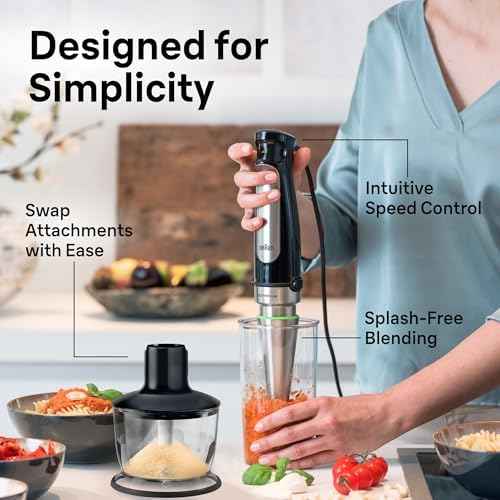 Braun MultiQuick 7 3-in-1 Immersion Blender & Food Processor