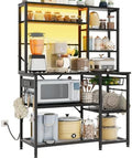 SUPERLELE 6-Tier Bakers Rack with Power Outlets