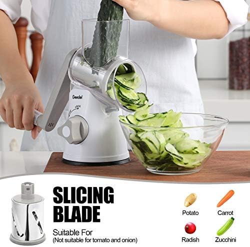 Geedel Hand Crank Rotary Cheese Grater