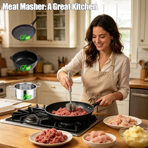 Stainless Steel Meat Masher