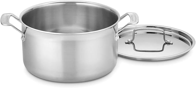 Cuisinart MCP44-24N MultiClad Pro 6-Quart Skillet, Saucepot w/Cover by Cuisinart