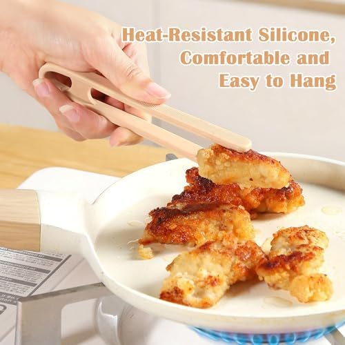 Silicone Mini Tongs, 6-Piece, 5.5-Inch