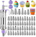NOVANO Dessert Decorating Syringe Set, Frosting Piping Kit