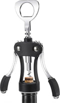 KORCCI Wine Opener, Heavy-Duty Zinc Alloy Wing Corkscrew, Premium Beer Bottle by KORCCI
