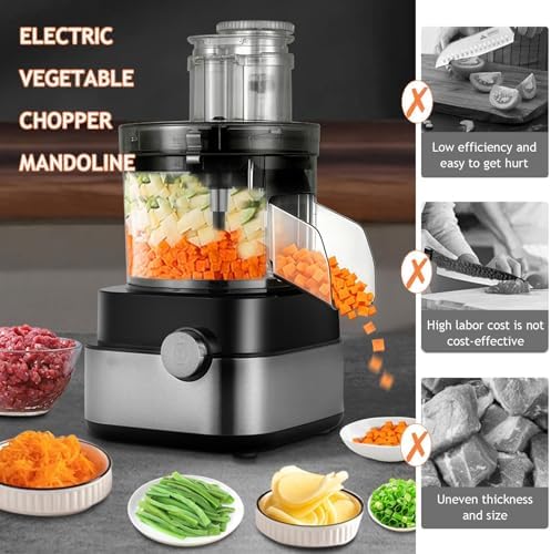 Vegetable Chopper Dicer and Food Processor, 5000ml, Two-Speed
