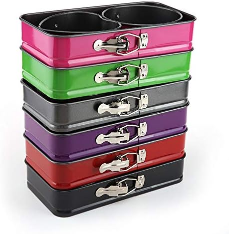 Random Color 3pcs Set Metallic Leakproof Bakeware Set Springform Pan