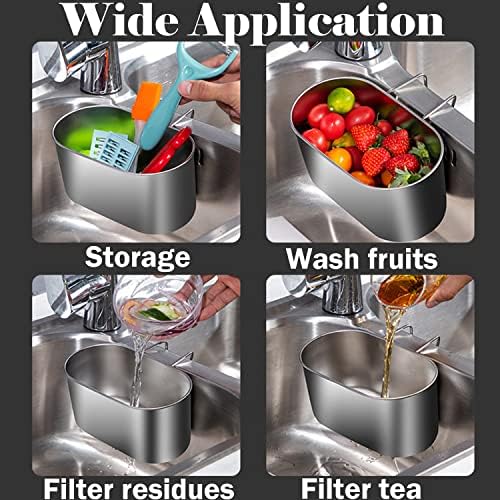 Stainless Steel Hanging Sink Strainer Basket