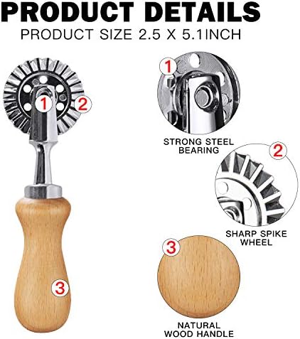 Pasta Maker Cutter Wheel - Pastry Cutter Wheel - Dough Ravioli Pizza