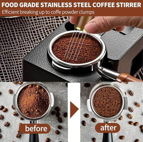23Pcs Espresso Machine Accessories Set, 51mm Coffee Espresso Tamper
