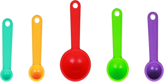 Silicone Measuring Spoons Set of 5 - Image 3