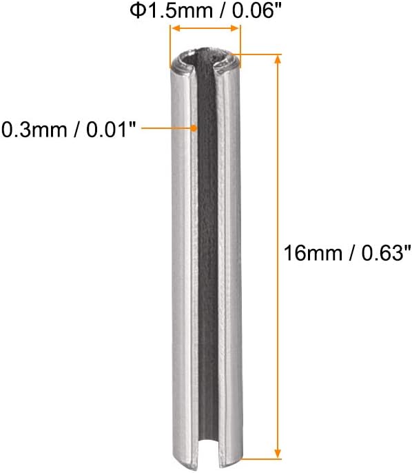 uxcell Slotted Spring Pin - Image 2