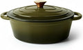 Vintage Style Oval Dutch Oven for Bread Baking, 4.5 Quart Non Stick Enameled by Unknown