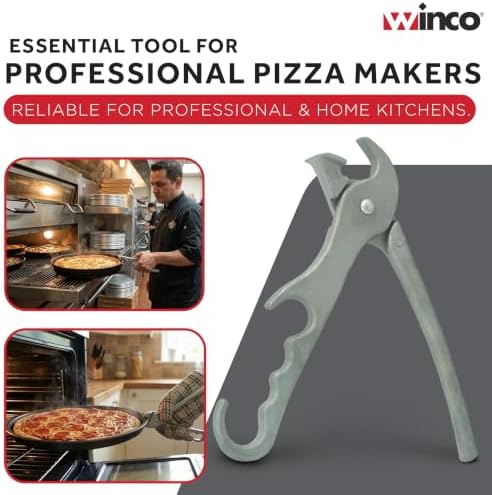Winco 8-Inch Cast Aluminum Pizza Pan
