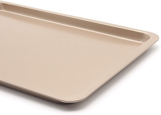 2PCS Cookie Sheet 10x14.5 Inch Baking Sheet Nonstick Heavy Carbon Steel Baking - Image 4