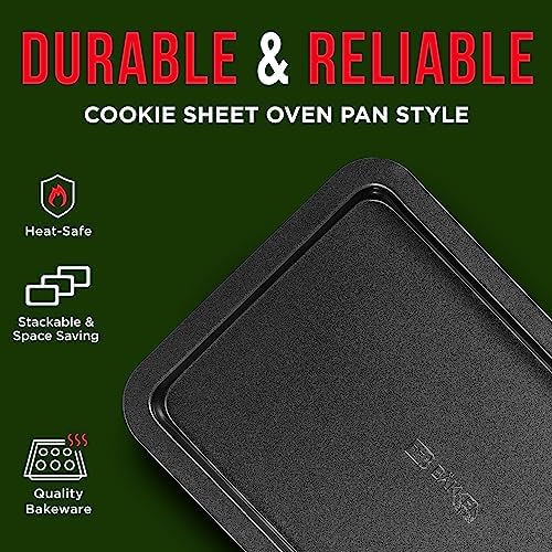 3 Piece Set Nonstick Carbon Steel Oven Bakeware -Professional Quality