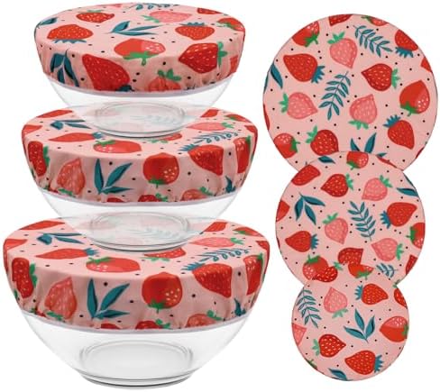 3 Pcs Reusable Beeswax Bowl Covers