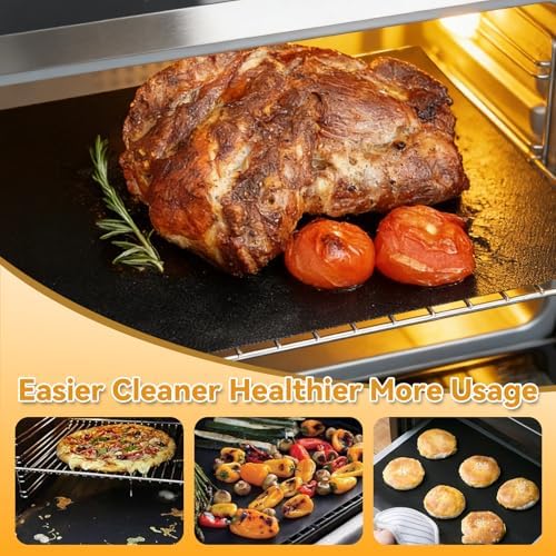 4 Pcs Oven Liners for Bottom of Oven for Gourmia French Door Air Fryer
