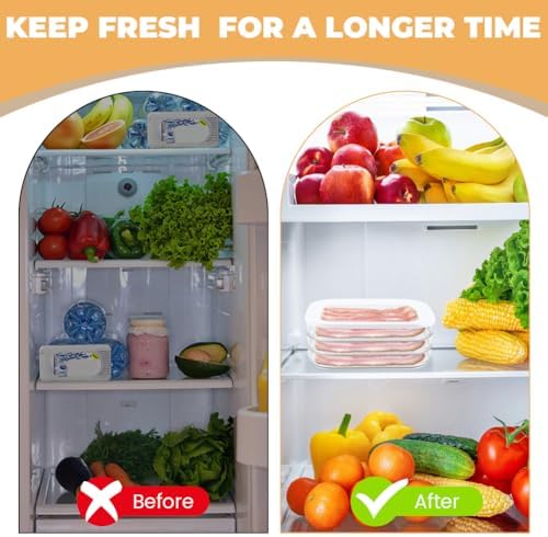 Deli Meat Container for Fridge, 3 Tier Stackable Clear Deli Meats
