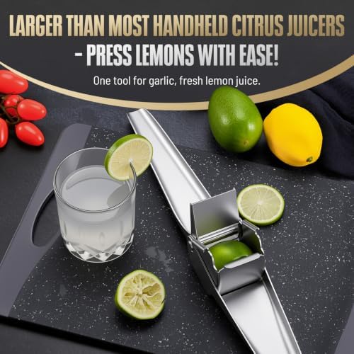 Uinxan 304 Stainless Steel Garlic Press