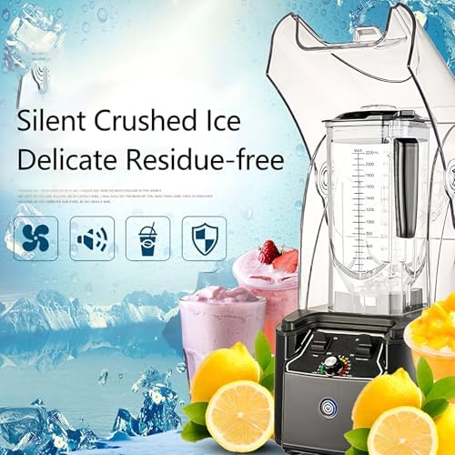 Countertop Smoothie Blender with Sound Enclosure, LCD Touch Screen