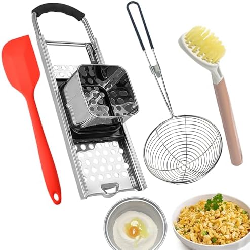 Grade Stainless Steel Spaetzle Maker with Anti-slip Rubber Handle