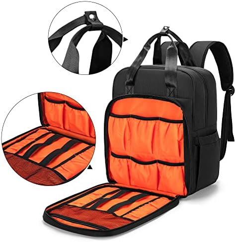CURMIO Bartender Kits Backpack with Padded Compartments for Bar Tools