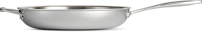 Tramontina Signature Tri-Ply Clad Stainless Steel 12-Inch Large Frying Pan - Image 2