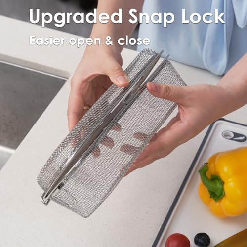 Dishwasher Basket, 18/8 Food-Grade Stainless Steel Dishwasher Basket