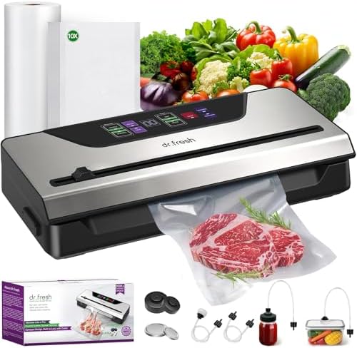 90kPa Food Vacuum Sealer, 135W, Auto Tear-Cut