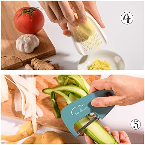Kitchen Gadgets Set, Blue, 5 Pieces