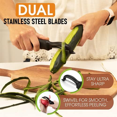 Spring Chef Dual Sided Magnetic Measuring Spoons Set, Multi-Color &