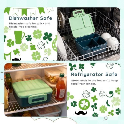 Bento Lunch Box for Kids with 8oz Thermo Containers for School,Camping