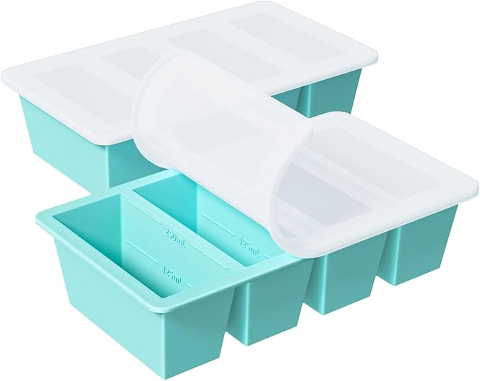 Silicone Freezer Tray for Sauce Cube: GGOW Silicone Freezing Tray for Broth - Image 8