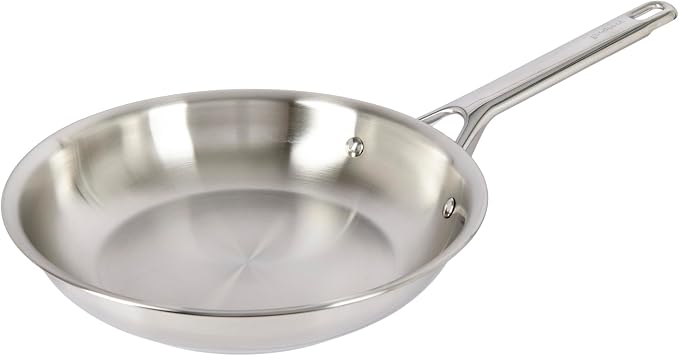 GoodCook Stainless Steel Fry Pan 10-Inch, Oven-Safe to 500F & Induction-Safe by GoodCook