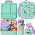 Fimibuke Bento Box for Kids Adult - Leakproof 3-4 Compartments Lunch