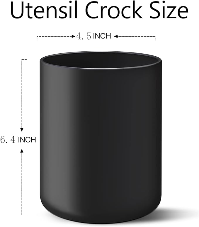 LATCHHOOK Black Kitchen Utensil Holder - Image 6