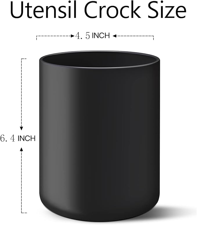 LATCHHOOK Matte Black Utensil Holder - Image 6