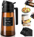 16oz/470ml Dark Brown Glass Olive Oil Sprayer