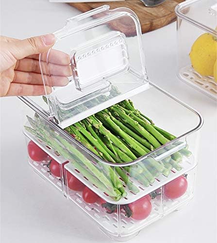 SANNO Refrigerator Food Storage Containers Stay Fresh,Food Storage