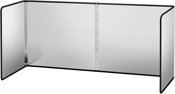 Splatter Guard for Frying Non-Stick 3 Sided Foldable Grease Splatter Screen by ANGINORLD