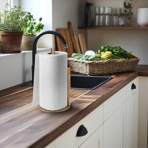 Hand-Forged Gold Solid Metal Paper Towel Holder