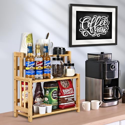 Sorbus 3-Tier Bamboo Countertop Organizer